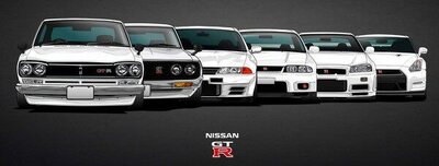 GTR - Nissan Vintage Skyline Super Car Racing Car concept