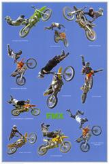 Freestyle Motocross (Riders in Air, FMX) Sports Poster Print
